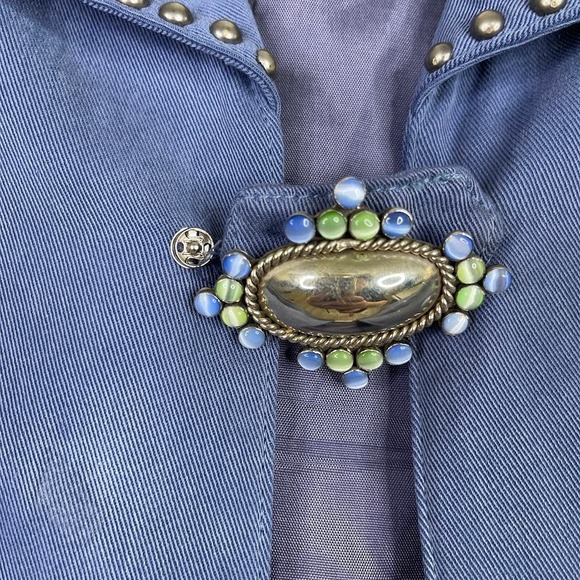 Vintage Double D Ranchwear Vest Womens Studded Western Cowgirl Rodeo Size S/M - Picture 3 of 11